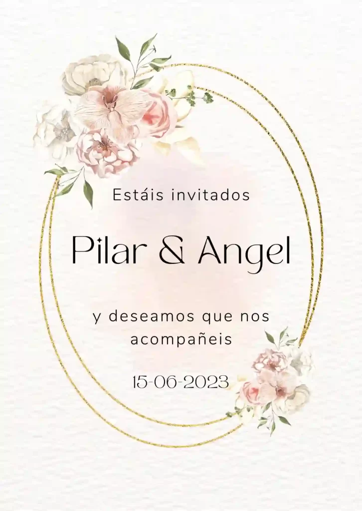 invitacion clasica